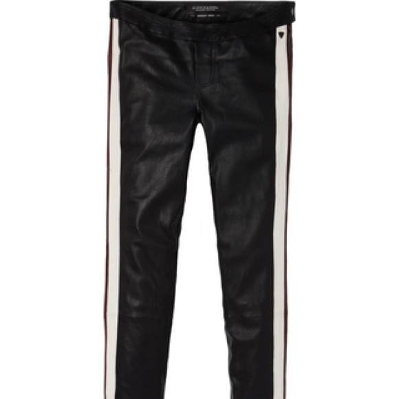Scotch and soda leather jeggings